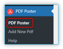 「PDF Poster」を選ぶ